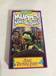 Muppet Sing Alongs Muppet Treasure Island Vhs Tape Movie Etsy Muppets Treasure Island Singing