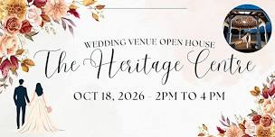 Wedding Venue Open House The Heritage Centre Fall