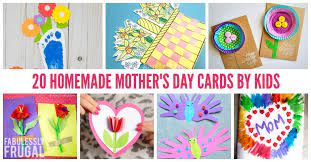 Read on for 20 of the most adorable mother's day cards for kids to make. 20 Easy Homemade Mother S Day Card Ideas For Kids Fabulessly Frugal
