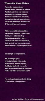 We Are The Music Makers Poem By Arthur William Edgar O Shaughnessy Poem Hunter Soldier Poem Soldier Quotes Fallen Soldiers Quotes