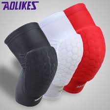 Honeycomb Kneepad Sports Support Basketball Soccer Anti Crush Leg Protector Kneepad Short Size 1pcs Basketball Leg Sleeves Sports Safety Leg Compression