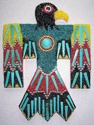 Thunderbird A Native American Symbolic Mosaic By Renegaderose 86 00 Native American Art Projects Native American Art Native American Thunderbird