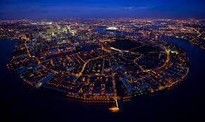 More Of London From Above At Night London Pictures London Night Aerial