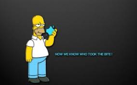 Homer Simpson Culprit Homer Culprit Simpson Apple Simpsons Funny The Simpsons Funny Wallpapers