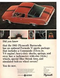 Image result for Medium Red 1965 Barracuda