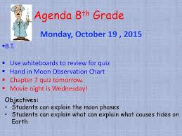 Agenda 8th Grade Thursday January 14 2016 B T Ppt Download