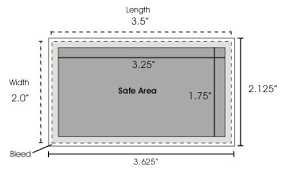 It is 2 x 3.5 inches. Business Card Size Standard Business Card Size Card Sizes