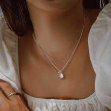 Find something special from our range, including diamond pendant and chain necklaces. 1 20 Carat Tw Natural Diamond Puff Floating Heart Shape Pendant Neckla Fifth And Fine