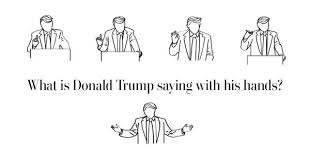 Interesting Maps And Charts Donald Trumps Hand Gestures