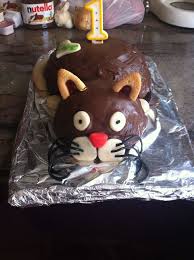 Gateau Chat Pour Les 1 An De Chad Avec Les Amis Gateau Chat Gateau De Chat Gateau D Anniversaire Chat