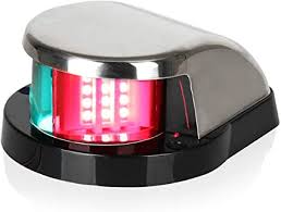 Amazon Com Leaningtech Boat Marine Led Navigation Lights Marine Navigation Lamp Red And Green Led For Boat Pontoon Yacht Skeeter Green Red Updated Version Sports Outdoors