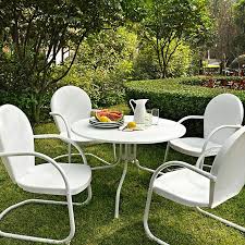 Sturdy steel patio furniture *see offer details. Crosley Griffith 5 Piece Metal Outdoor Dining Set Bed Bath Beyond