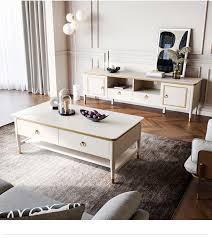 Matching oak tv unit, oak coffee table and oak dining table parquet furniture. Linsy American Light Luxury Tv Cabinet High Style Living Room Tv Cabinet Coffee Table Combination Set Furniture Ek1m Manufacturers Linsy Home Furniture