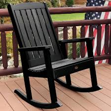 Shop the entire rocking chair collection today! Highwood Usa Lehigh Rocking Chair In Black Nebraska Furniture Mart