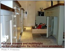 wheelchair accessible kitchen design