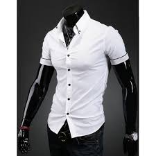 Camisa Social Branca Masculina Slim Fit Camisa Masculina Slim Manga Curta Moda Modamasculina Inspiracao Lookmasculino Lookd Camisa Branca De Manga Curta Camisa Masculina Slim Camisas Masculinas