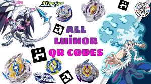 Yooo so i finally got beyblade burst evolution lost luinor l2!! All Luinor Qr Codes New Beyblade Burst App Youtube
