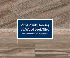 As the name implies, luxury vinyl planks look like planks of hardwood floors; Vinyl Plank Flooring Vs Wood Look Tile Which Is Best For You Builddirect Learning Centerlearning Center