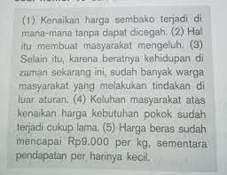 Conjunction yang digunkaan untuk kalimat cause effects banyak, namun kali ini mari hanya fokus pada penggunaan dua conjuction terlebih dahulu. Pernyataan Yang Mengandung Hubungan Sebab Akibat Terdapat Pada Kalimat Nomora 1 B 2 C 3 D Brainly Co Id