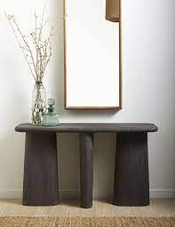 Nera Console Table Black Multicolored Luxe Living Room Shop By Room In 2021 Semicircle Console Table Console Table Living Room Black Console Table