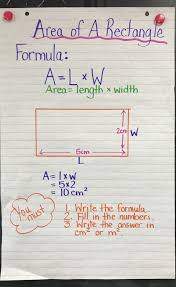 How to run this program? Area Of A Rectangle Anchor Chart Co Teaching Area Formulas Anchor Chart Fifth Grade Writing