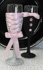 deco sur verre evenement mariage flute glass glassware wine glass