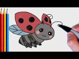 Very awesome to watch this ladybug unfolding its wings and then taking of from a blade of grass. How To Draw Flying Ladybug Step By Step Tutorial For Kids Youtube