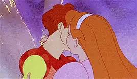 He meets the tiny thumbelina after she's just sung a heartfelt song about finding someone to love her, someone like her. Thumbelina Prince Cornelius Gif Thumbelina Princecornelius Kiss Discover Share Gifs