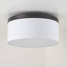 Black flush mount close to ceiling lights 128 results. Anders Black Drum Flush Mount Light Reviews Crate And Barrel