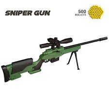 Buy Nhr Sniper Toy Gun With Laser And 500 Bb Bullets Long Range Shooting Gun For Kids Online At Low Prices In India Amazon In