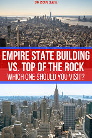 The observatory closest to street level is the top of the rock at 30 rockefeller plaza at 800 feet, while the highest is 1,268 feet at one world trade center in lower manhattan. Empire State Building Or Top Of The Rock 9 Crucial Things To Know