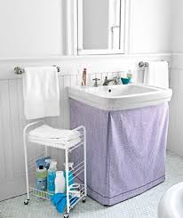 It makes it very easy to attach i am looking for skirting ideas for my bathroom sink. 20 Ways To Upgrade Your Bathroom Real Simple