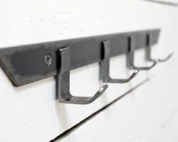 Industrial 6 Hook Rebar Coat Rack Wall Mount Coat Hanger Wall Mounted Coat Rack Coat Rack Wall