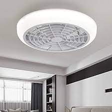 48w 36led flush mount modern ceiling light dimming lamp fixture with bluetooth. Litfad Acrylic Flushmount Ceiling Light Circle Led Kids Bedroom Dimmable Ceiling Fan Light With 6 Clear Blades Modern Led Ceiling Lamp With Remote Adjustable Speed For Hotel Living Room White Amazon Com