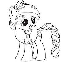 Mewarnai gambar lucu kuda my little pony. Download Gambar Kuda Poni Untuk Mewarnai