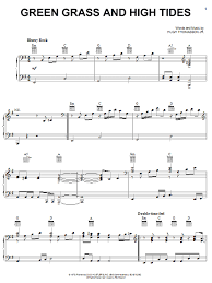 Bb f you know that i'll be by your side. Green Grass And High Tides Sheet Music By Outlaws For Piano Keyboard And Voice Noteflight Marketplace