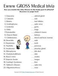 Test your christmas trivia knowledge in the areas of songs, movies and more. Pop Culture Games Eww Gross Medical Trivia Nursing Graduation Party Medical School Graduation Nurse Games