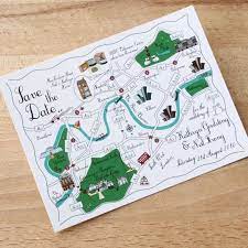 Custom Map Wedding Invitation Or Info Card Colour Accent Luxury Invitation Square Invitation Unique Invitation Destination Wedding Map Wedding Invitation Custom Wedding Map Wedding Map