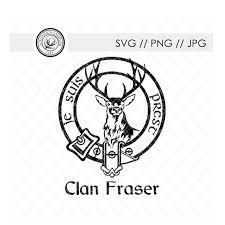 Outlander Clan Fraser Je Suis Prest Motto Seal Crest Emblem Etsy In 2020 Outlander Fraser Outlander Tattoos