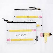 Teacher Gift Win Funny Functional These Carry All Pouches Make Awesome Pencil Cases And How Cute Is The Matching Planner Pouch Planner Clips Pencil Pouch