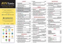 Sadly all the food didn't turn up at the same even though they asked us if we wanted it that way. Joy Kitchen Orpington Menu