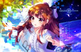 Anime 3000x1940 Anime Anime Girls Shelter Porter Robinson Rin Shelter Long Hair Brunette Anime Anime Wallpaper Kawaii Anime
