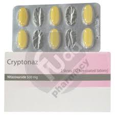 It is indicated for the treatment of infection by cryptosporidium parvum and giardia lamblia in immunocompetent. Cryptonaz 500 Mg 12 Tablet 2 Strips Beta Fouda Pharmacy