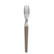 Fourchette De Table Laguiole Manche En Abs Effet Cuir