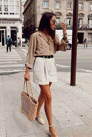 15 Beige And White Outfits To Wear From Summer To Fall Beige Fall Outfits Summer Wear White Fashion Minimal Outfit Spring Summer Outfits