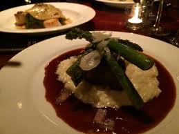 This recipe was given to me by a dear friend. Grilled Beef Tenderloin Reggiano Risotto Asparagus Red Wine Sauce Picture Of Grotto Boston Tripadvisor