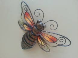 Bumble Bee Garden Decor Yard Outdoor Lawn Wall Art Deck Patio Stick Stake Bee Art Garden Decor Stylish Kitchen Decor