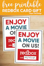 Check your redbox gift card balance online, over the phone or at their stores depending on the available options below. Easy Gift Idea Redbox Movie Rental Paper Trail Design