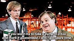 Classic quotes from tommy boy. The 10 Funniest Scenes From Tommy Boy Funny Movie Gifs