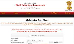 Admit card admit cards may be downloaded from the following regional websites. Ssc Cr Chsl Admit Card 2021 Released At Ssc Cr Org Direct Link To Download Central Region Tier 1 Call Letter Here